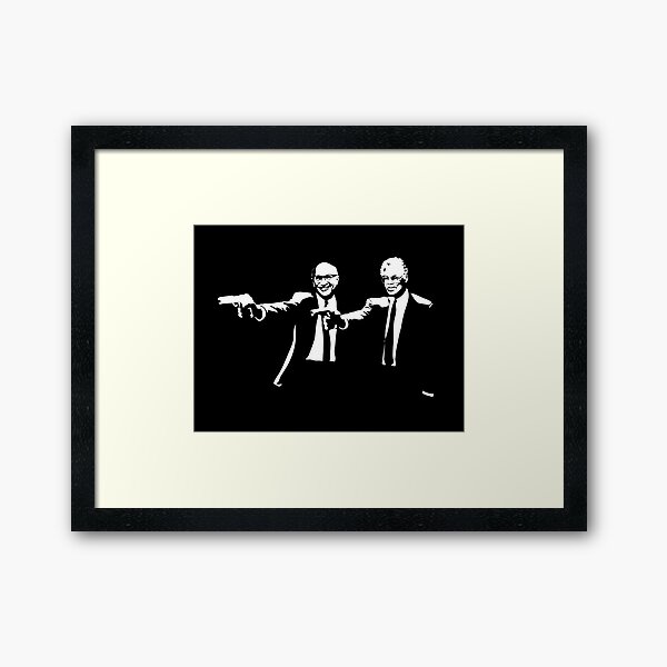 Milton Friedman and Thomas Sowell Framed Art Print