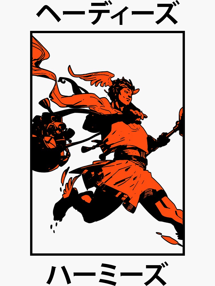 Hades Game Hermes Sticker For Sale By Cornerdoorstore Redbubble