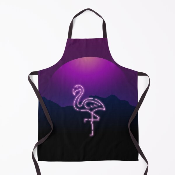 Item preview, neon flamingo purple sunset designed and sold by venus-ian.