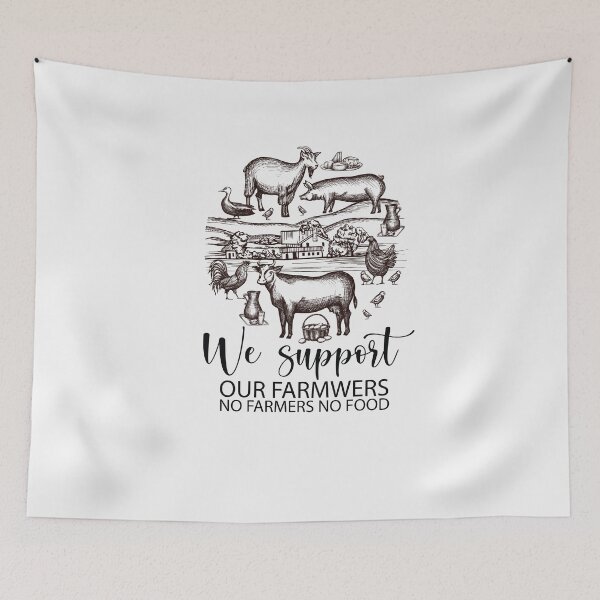 Item preview, support Punjabi farmers shirt outfit - no farmers no food shirt outfit designed and sold by Ilyas912.