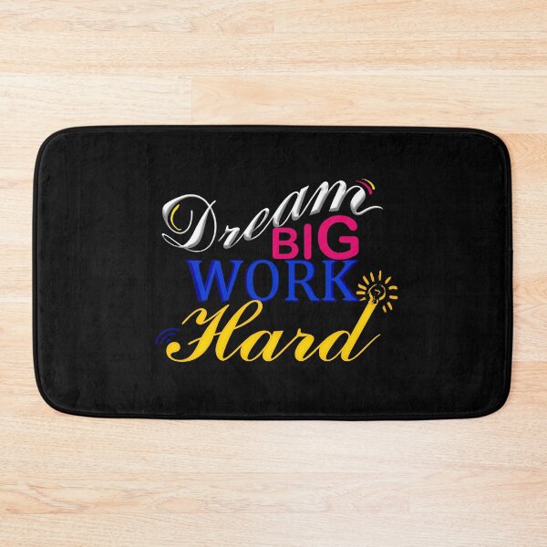 Item preview, big dreams work hard designed and sold by ichourshop.