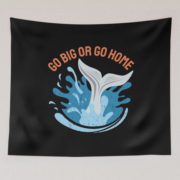 Item preview, Motivational Swimmer Quote :Go Big OR GO Home  designed and sold by remonss.