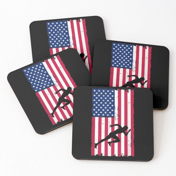 Item preview, Runner American Flag Gift  designed and sold by charissamo77.