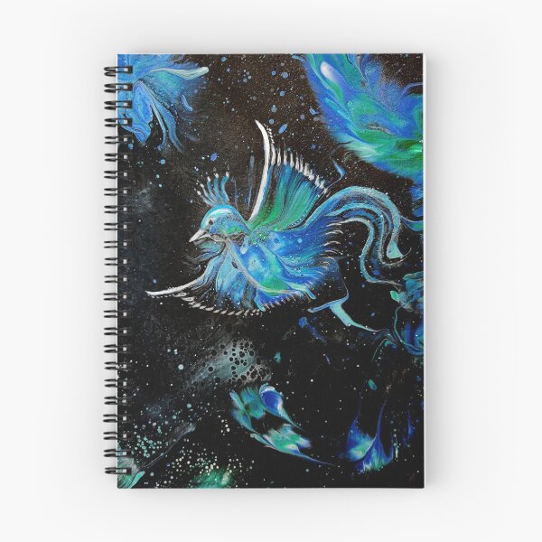 Item preview,  Flying Phoenix Rising Coloured Ice Blue designed and sold by Pretty And Obscure.