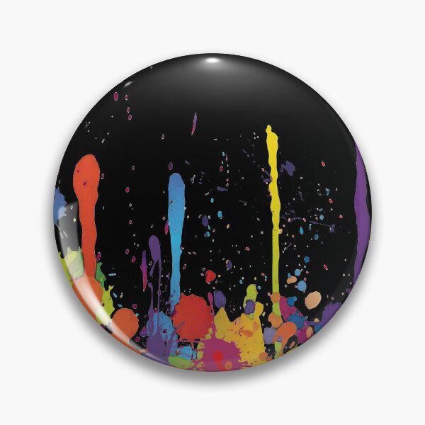 Item preview, Crazy multicolored running SPLASHES horizontal designed and sold by EDDArt.