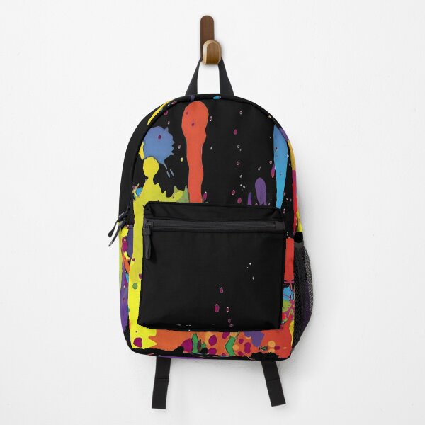 Item preview, Crazy multicolored running SPLASHES horizontal designed and sold by EDDArt.