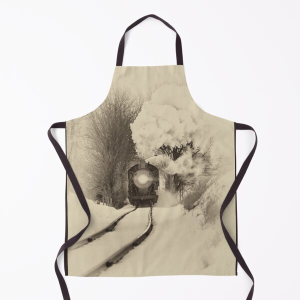 Item preview, Vintage motor de vapor en la nieve designed and sold by KellyHeaton.