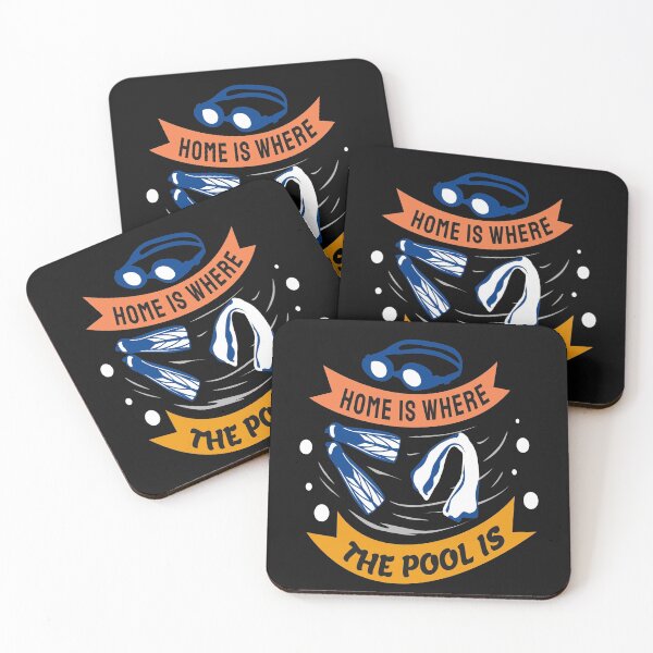 Item preview,  Swimming Love  Quote :Home Is Where The Pool Is designed and sold by remonss.