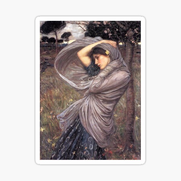 Item preview, Boreas - John William Waterhouse - Vintage Art designed and sold by RickE.