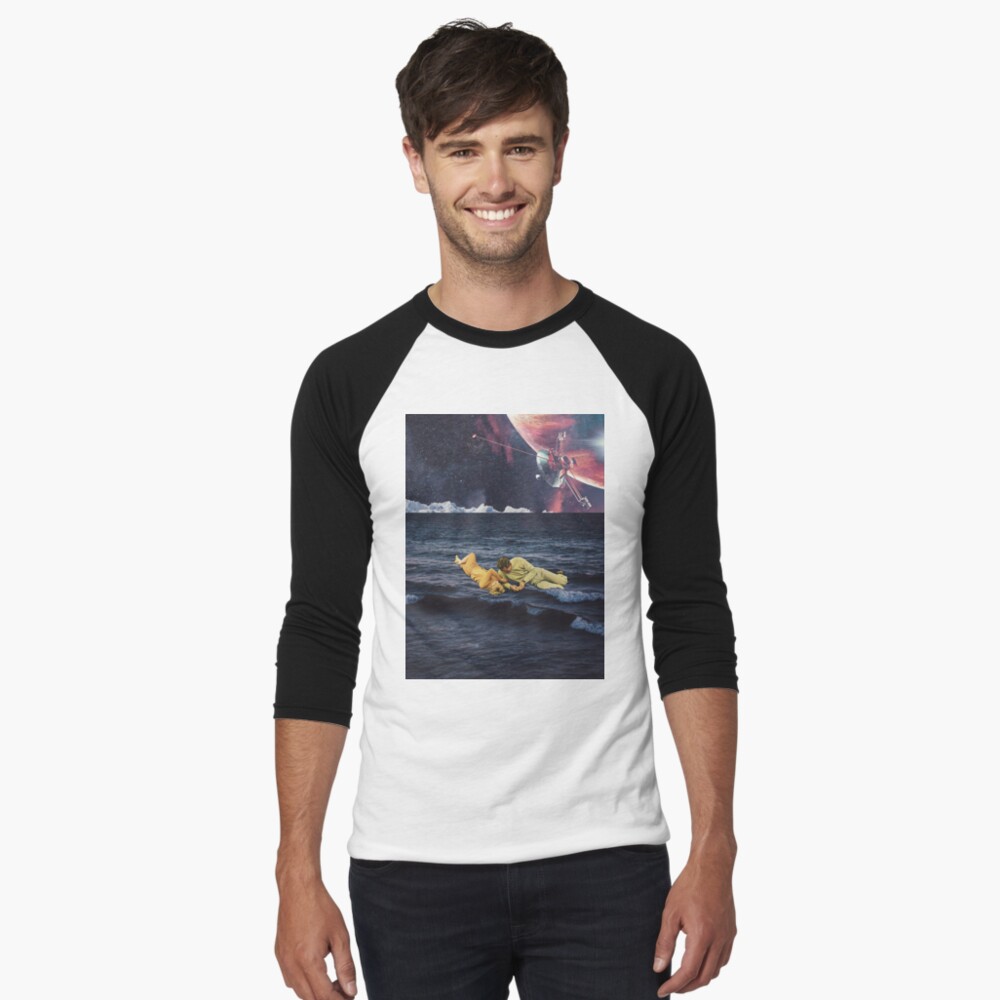 Item preview, Baseball ¾ Sleeve T-Shirt designed and sold by FrankMoth.