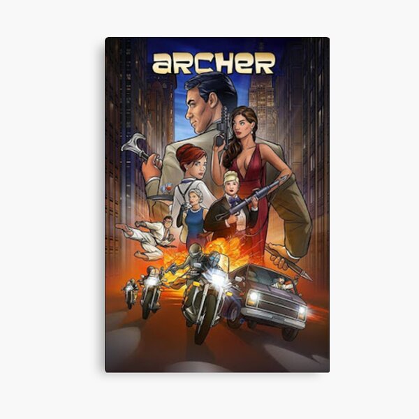 Archer Season 11 - Classic - Vice Palm 80s Canvas Print