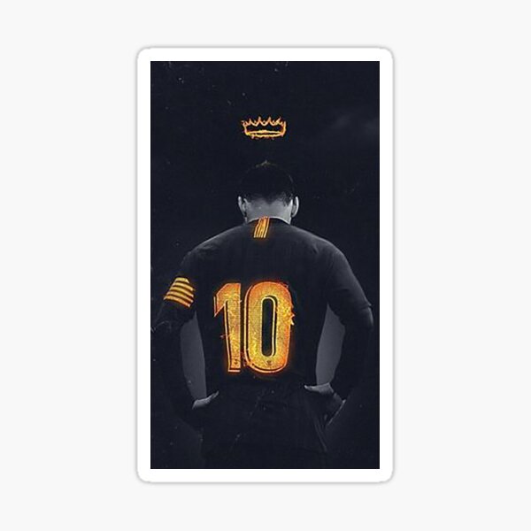 Messi Number 10 Stickers for Sale