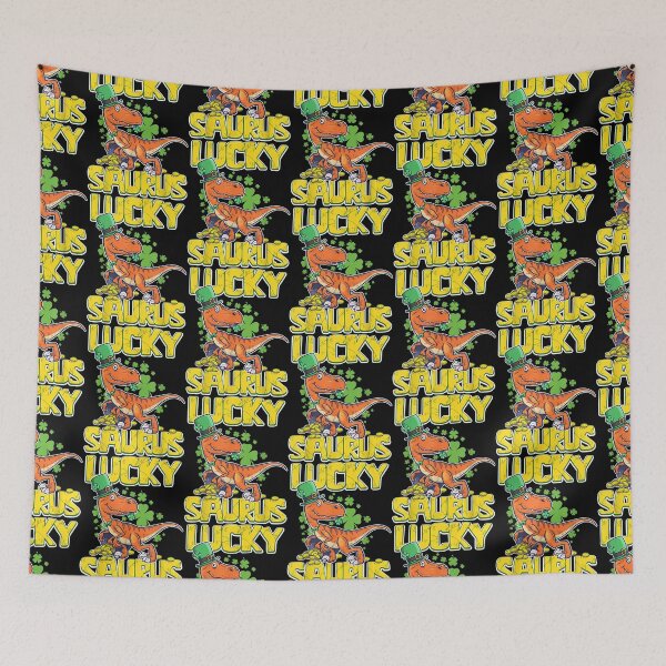 Item preview, Saint Patrick's Lucky Dinosaur designed and sold by Letters-Art.