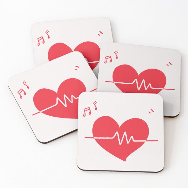 Item preview, Music Pulse Heartbeat Notes Clef Frequency Wave Sound Festival designed and sold by love-my.