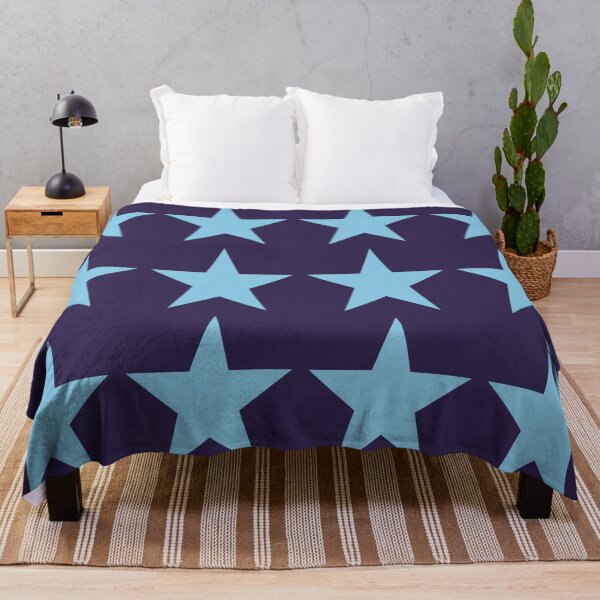 Item preview, Large BABY BLUE and NAVY BLUE STARS designed and sold by RachelMacht.