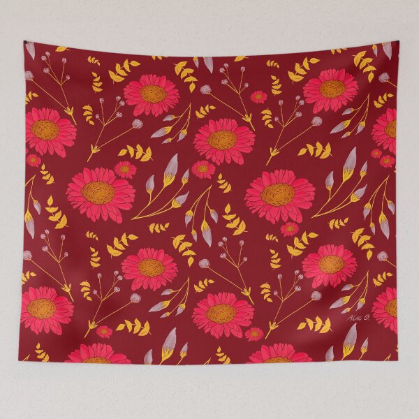Item preview, Bright flowers designed and sold by AlineOAtelier.