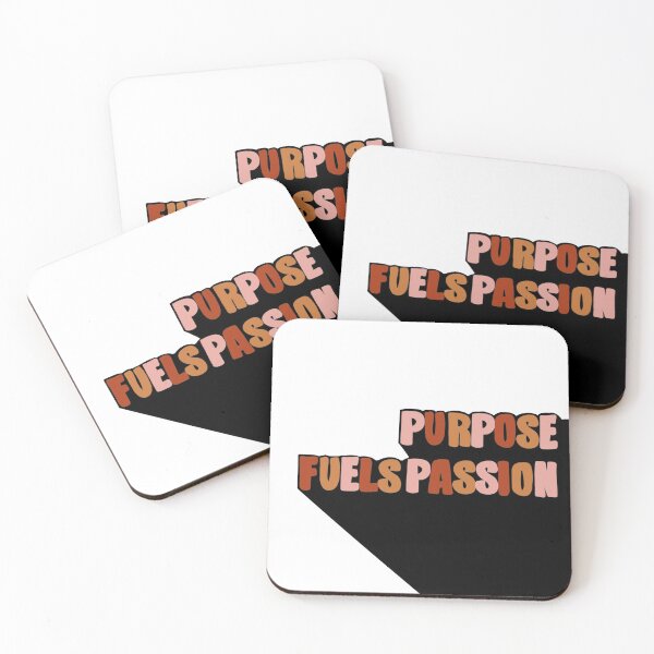 Artikelvorschau, Purpose Fuels Passion - Inspirierendes Zitat entworfen und verkauft von cheyenne-leigh.