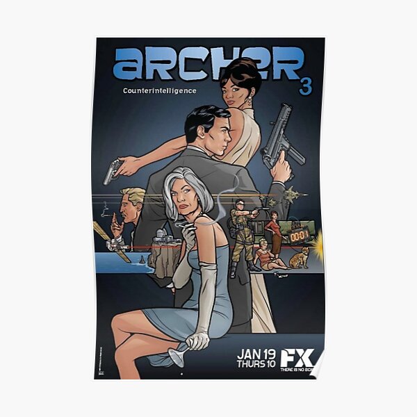 "Archer Classic Vice Palm 80s" Poster for Sale by AdeelMushtaq