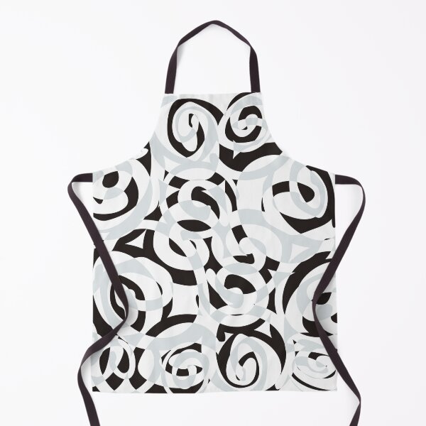 Item preview, Black White Gray SPIRALS design designed and sold by EDDArt.