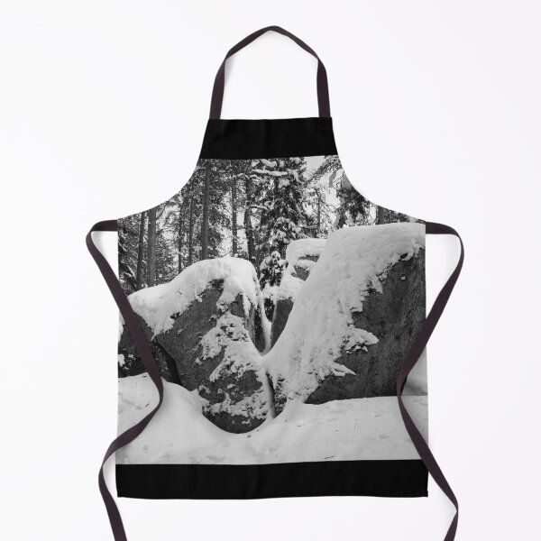 Item preview, Blocks and snow bw designed and sold by Jouko Lehto Photography.