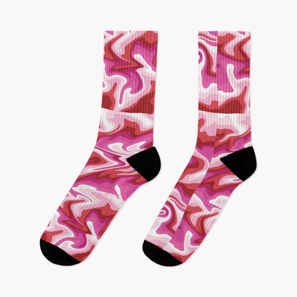 Item preview, Red, Pink and White Swirl Lesbian Pride Pattern designed and sold by MeaganM.