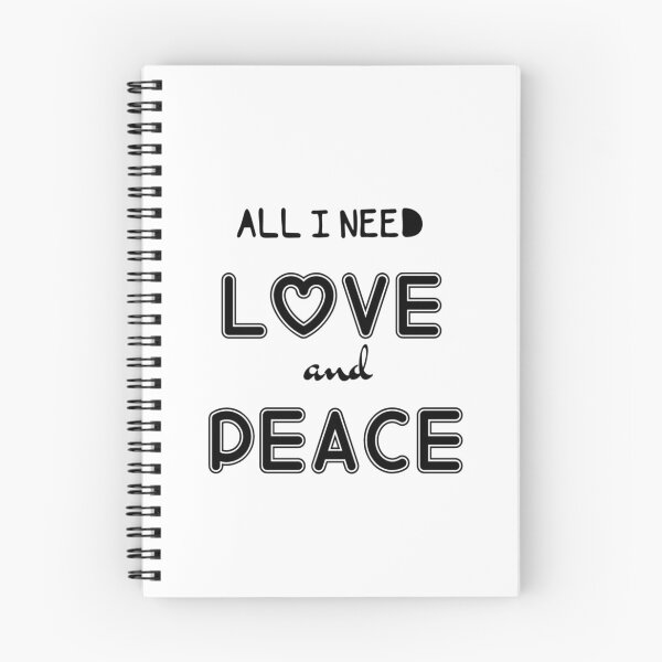 Item preview, All I need Love and Peace designed and sold by ActRightToday.