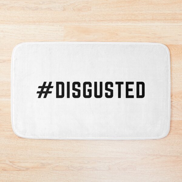 Item preview,  Eat sleep hurdles repeat "#DISGUSTED" sarcastic quote sticker [P-Q 138][795] designed and sold by HIPNOTIZAR  CRAFTS.