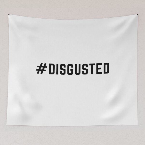 Item preview,  Eat sleep hurdles repeat "#DISGUSTED" sarcastic quote sticker [P-Q 138][795] designed and sold by HIPNOTIZAR  CRAFTS.