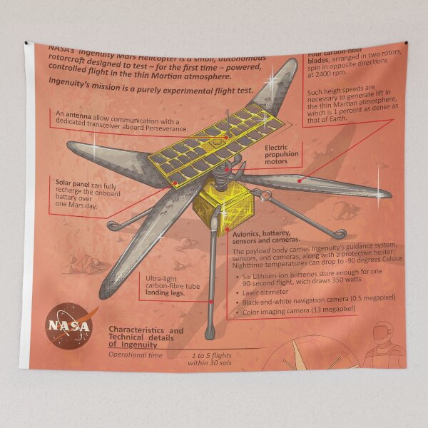 Item preview, Nasa's Ingenuity helicopter designed and sold by ARover.