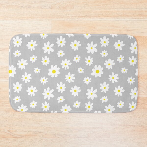Item preview, Daisy Pattern (gray/white) designed and sold by Design Minds Boutique.