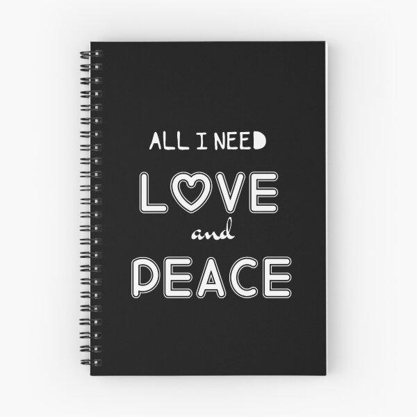 Item preview, All I need Love and Peace-BG designed and sold by ActRightToday.