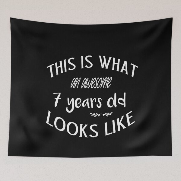 Item preview, This Is What An Awesome 7 Year Old Looks Like t-shirt designed and sold by Ikgha.