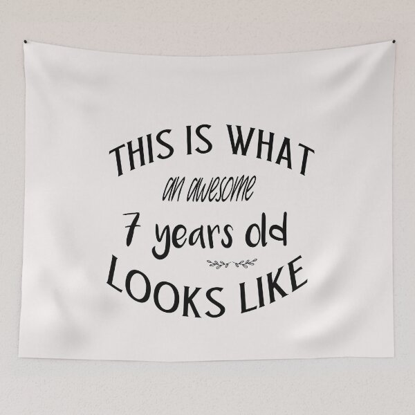 Item preview, This Is What An Awesome 7 Year Old Looks Like t-shirt designed and sold by Ikgha.