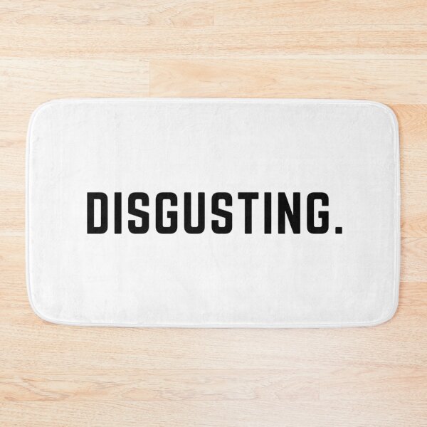 Item preview, Eat sleep hurdles repeat "DISGUSTING" sarcastic quote sticker [P-Q 139][797] designed and sold by HIPNOTIZAR  CRAFTS.
