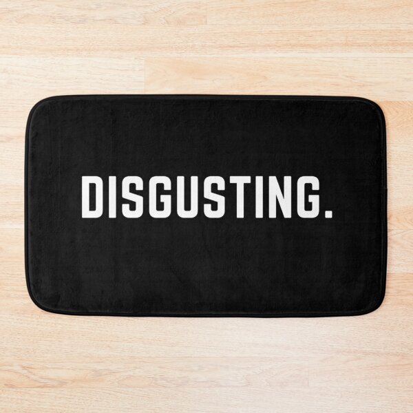 Item preview, Eat sleep hurdles repeat "DISGUSTING" sarcastic quote sticker [P-Q 139B][798] designed and sold by HIPNOTIZAR  CRAFTS.