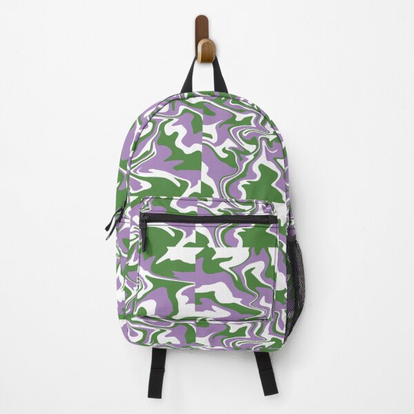 Item preview, Green, Purple and White Swirl Gender Queer Pride Pattern designed and sold by MeaganM.