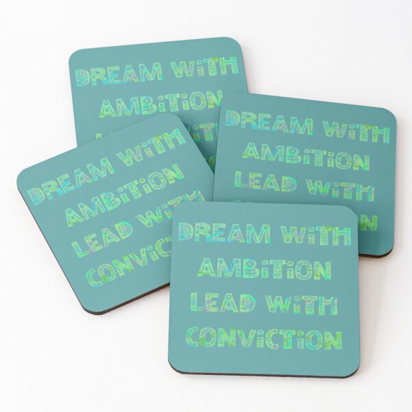 Item preview, Dream with Ambition Lead with Conviction Waterworks designed and sold by AMSonArt.