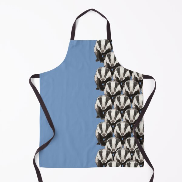 Item preview, Badger Pattern Sky Blue designed and sold by BeeFoxTree.