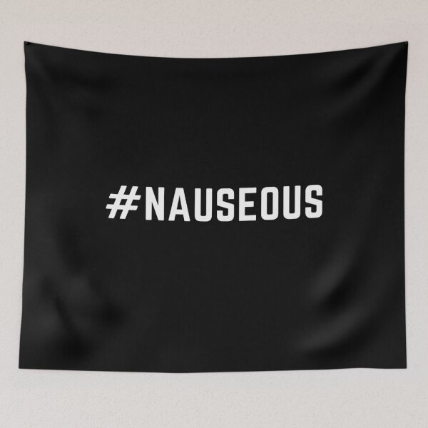 Item preview, Eat sleep hurdles repeat "#NAUSEOUS" sarcastic quote sticker [P-Q 140B][800] designed and sold by HIPNOTIZAR  CRAFTS.