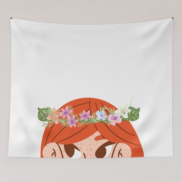 Item preview, Anne with flower crown designed and sold by naomi-jgs.