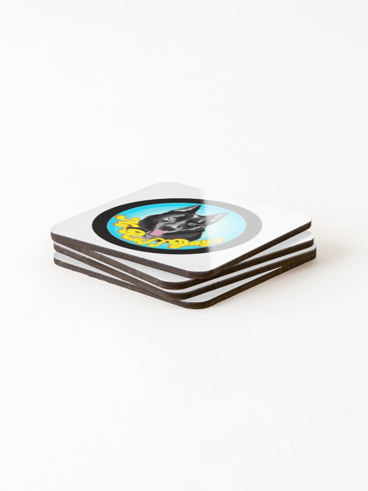 Thumbnail 4 of 5, Coasters (Set of 4), No Ruff Days designed and sold by msgviousgoods.