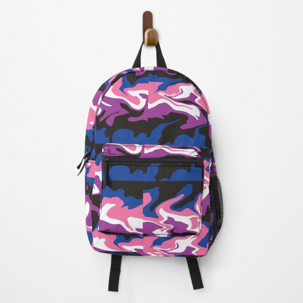Item preview, Black, Blue, Pink, Purple and White Swirl Genderfluid Pride Pattern designed and sold by MeaganM.
