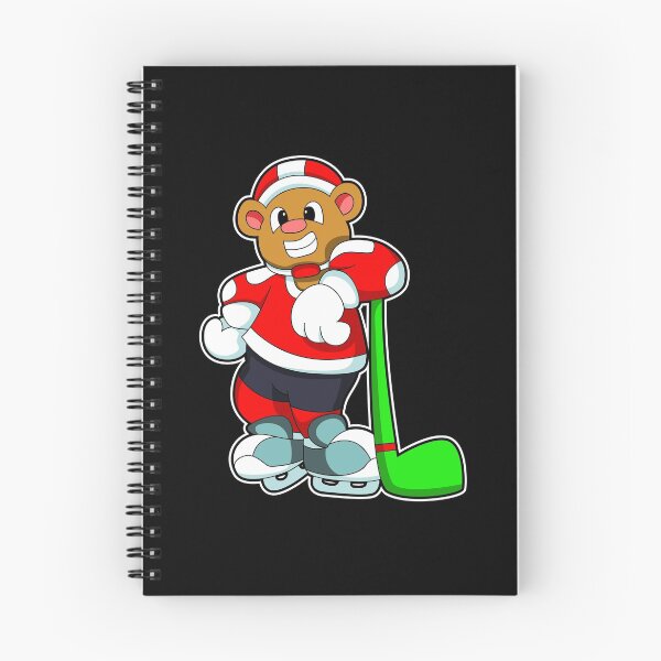 Item preview, Bear at Ice hockey with Ice hockey stick designed and sold by Snabdesign84.