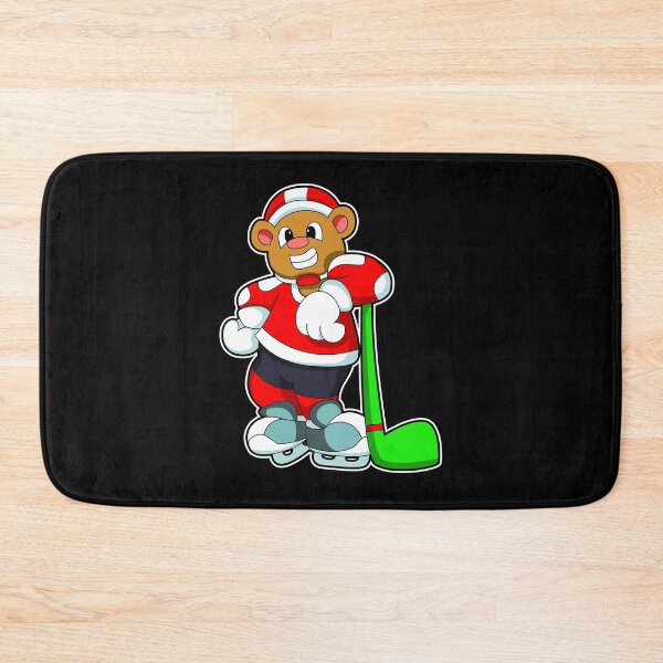 Item preview, Bear at Ice hockey with Ice hockey stick designed and sold by Snabdesign84.