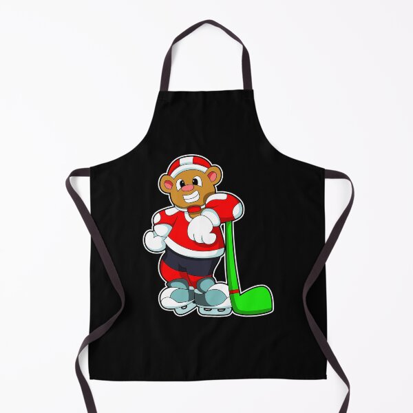 Item preview, Bear at Ice hockey with Ice hockey stick designed and sold by Snabdesign84.