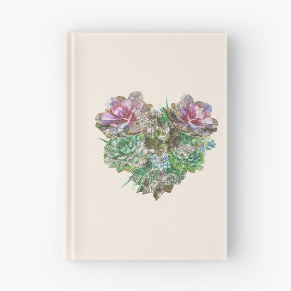 Item preview, Succulent plant heart with aloe, watercolor effect, a good gift for plant lovers designed and sold by Collagedream.