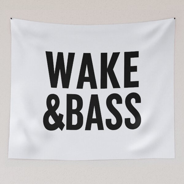 Item preview, Wake & Bass | Techno Music | Techno Clothing | Electronic Music Joke | Funny Dance Music Gift designed and sold by niceb00y.