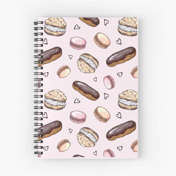 Item preview, eclairs, eclair, pink mask, macaron mask, macarons pattern, muffins face mask designed and sold by Crocozen.