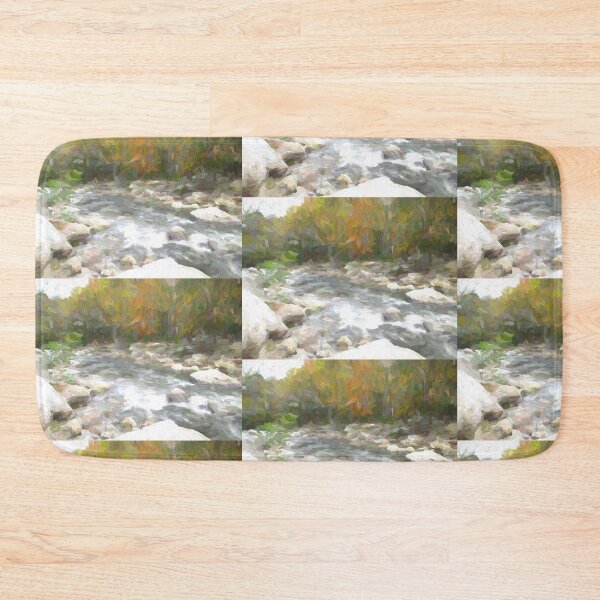 Item preview, Chimney Rock Creek Abstraction Impasto designed and sold by allthingsnatura.