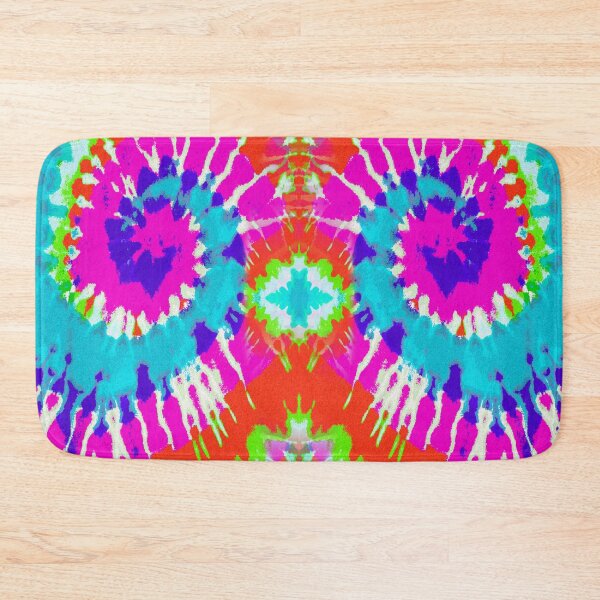 Artikelvorschau, Flower Power Batik Double Spiral grunge Neon Colored entworfen und verkauft von EDDArt.